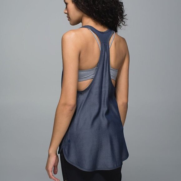 Excellent Condition | Lululemon Principle Tank | Deep Navy | Lightweight Racerba - Picture 7 of 8